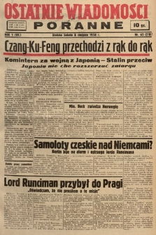 Ostatnie Wiadomości Poranne. 1938, nr 65