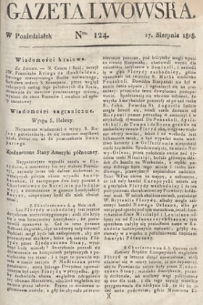 Gazeta Lwowska. 1818, nr 124
