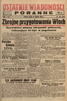 Ostatnie Wiadomości Poranne. 1938, nr 195