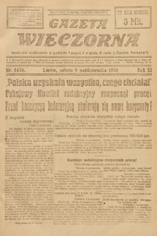 Gazeta Wieczorna. 1920, nr 5476