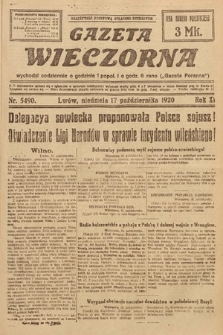 Gazeta Wieczorna. 1920, nr 5490