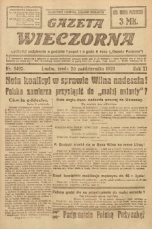 Gazeta Wieczorna. 1920, nr 5493