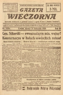 Gazeta Wieczorna. 1920, nr 5534