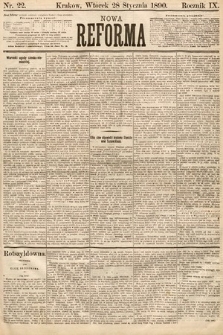 Nowa Reforma. 1890, nr 22