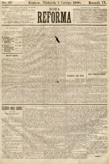 Nowa Reforma. 1890, nr 27