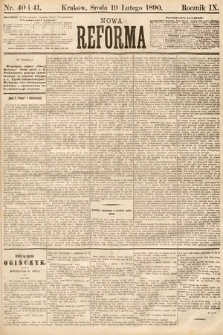 Nowa Reforma. 1890, nr 40 i 41