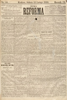 Nowa Reforma. 1890, nr 44
