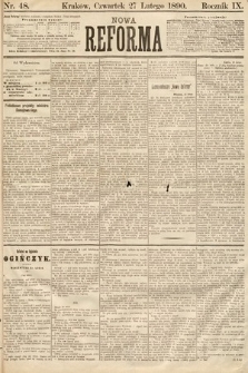 Nowa Reforma. 1890, nr 48