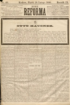 Nowa Reforma. 1890, nr 49