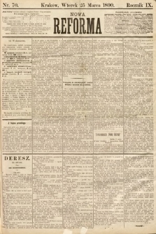 Nowa Reforma. 1890, nr 70