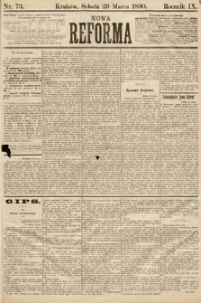 Nowa Reforma. 1890, nr 73