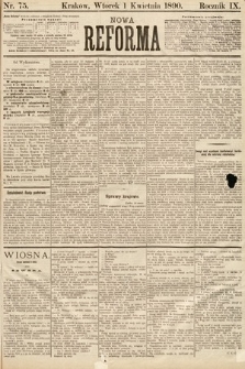 Nowa Reforma. 1890, nr 75