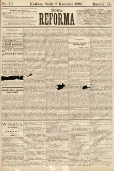 Nowa Reforma. 1890, nr 76