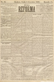 Nowa Reforma. 1890, nr 81