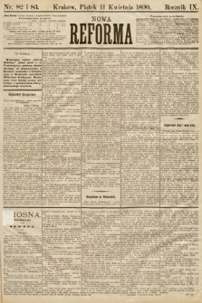 Nowa Reforma. 1890, nr 82 i 83