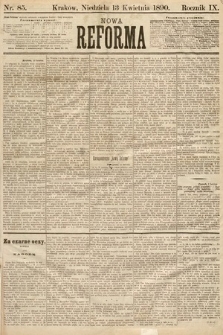 Nowa Reforma. 1890, nr 85
