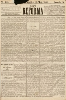 Nowa Reforma. 1890, nr 108