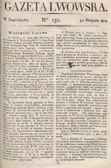 Gazeta Lwowska. 1818, nr 132