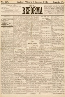 Nowa Reforma. 1890, nr 125