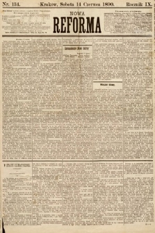 Nowa Reforma. 1890, nr 134