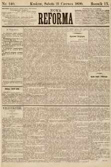 Nowa Reforma. 1890, nr 140
