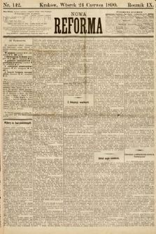 Nowa Reforma. 1890, nr 142