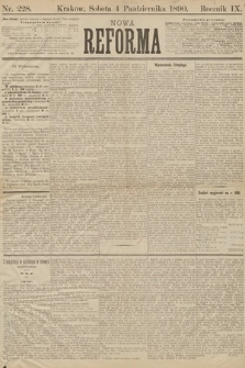 Nowa Reforma. 1890, nr 228