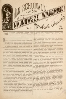 Najnowsze Wiadomości o Wyrobach Żelaznych. 1890, nr 2