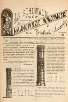 Najnowsze Wiadomości o Wyrobach Żelaznych. 1890, nr 4