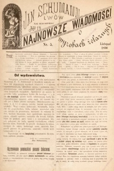Najnowsze Wiadomości o Wyrobach Żelaznych. 1890, nr 5