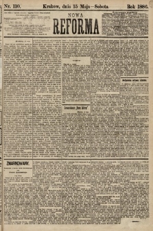 Nowa Reforma. 1886, nr 110
