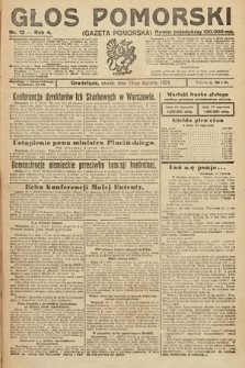 Głos Pomorski. 1924, nr 12