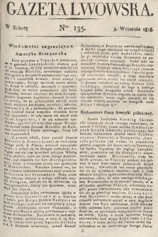 Gazeta Lwowska. 1818, nr 135