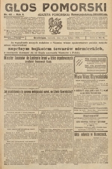 Głos Pomorski. 1924, nr 40