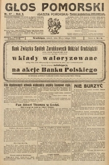 Głos Pomorski. 1924, nr 47