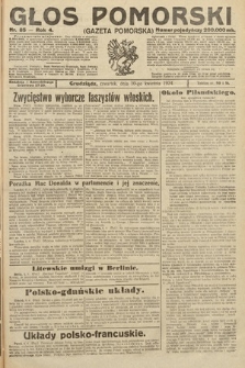 Głos Pomorski. 1924, nr 85