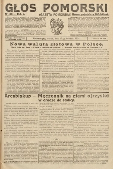 Głos Pomorski. 1924, nr 89