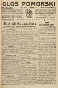 Głos Pomorski. 1924, nr 122