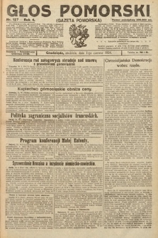 Głos Pomorski. 1924, nr 127