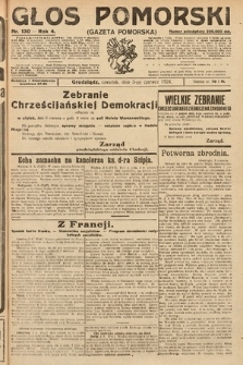 Głos Pomorski. 1924, nr 130
