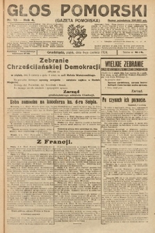 Głos Pomorski. 1924, nr 131