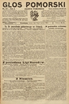 Głos Pomorski. 1924, nr 137