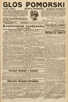 Głos Pomorski. 1924, nr 167