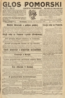 Głos Pomorski. 1924, nr 176