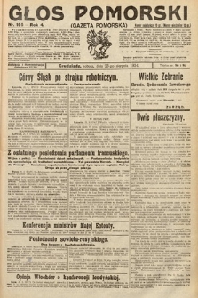 Głos Pomorski. 1924, nr 195