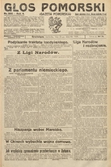 Głos Pomorski. 1924, nr 202