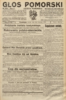 Głos Pomorski. 1924, nr 203