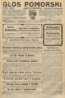 Głos Pomorski. 1924, nr 229