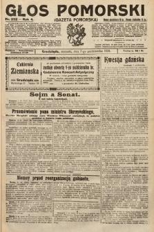 Głos Pomorski. 1924, nr 232
