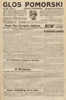 Głos Pomorski. 1924, nr 236
